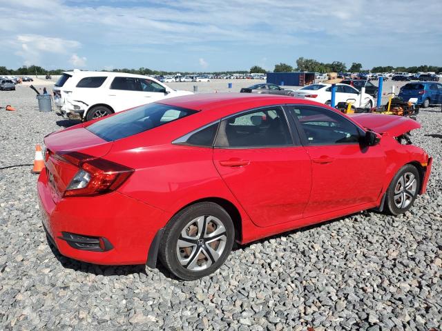 2HGFC2F67JH527010 - 2018 HONDA CIVIC LX RED photo 3