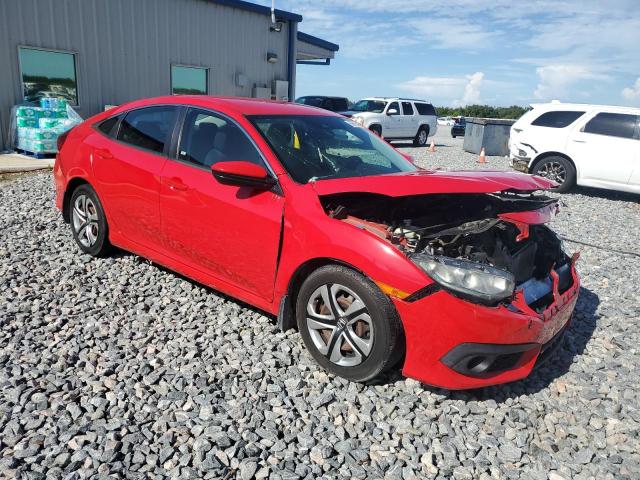 2HGFC2F67JH527010 - 2018 HONDA CIVIC LX RED photo 4