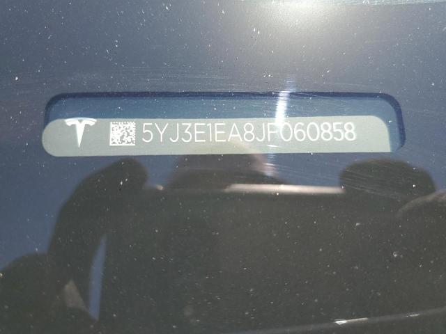 5YJ3E1EA8JF060858 - 2018 TESLA MODEL 3 SILVER photo 12