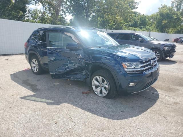 1V2DR2CA4JC547522 - 2018 VOLKSWAGEN ATLAS SE Синий фото 4