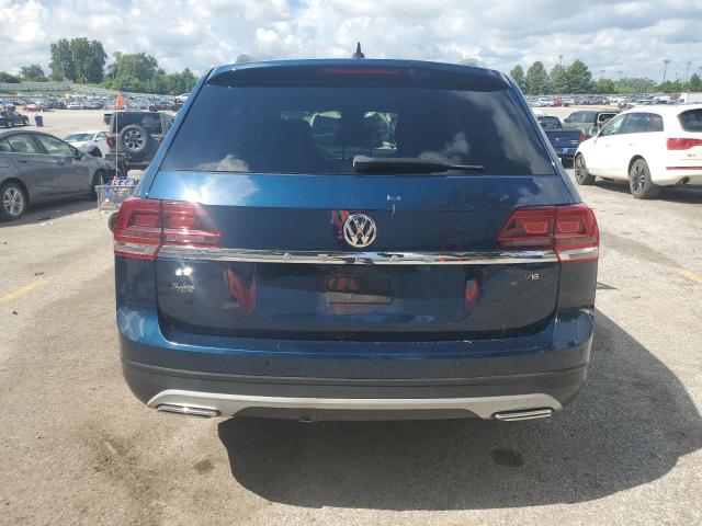 1V2DR2CA4JC547522 - 2018 VOLKSWAGEN ATLAS SE Синий фото 6