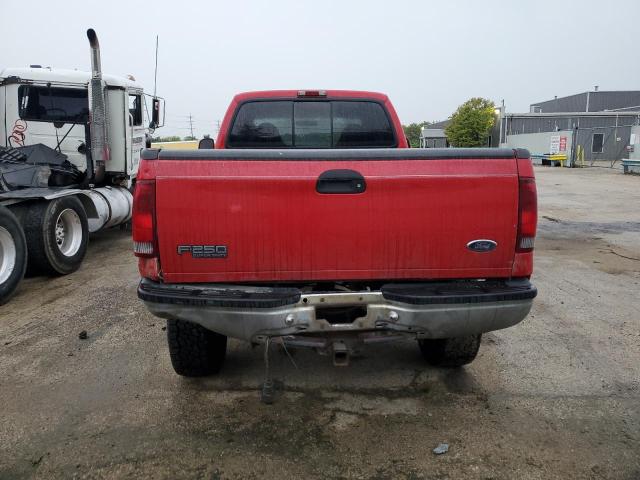 1FTSX31F5XED98506 - 1999 FORD F350 SRW SUPER DUTY RED photo 6