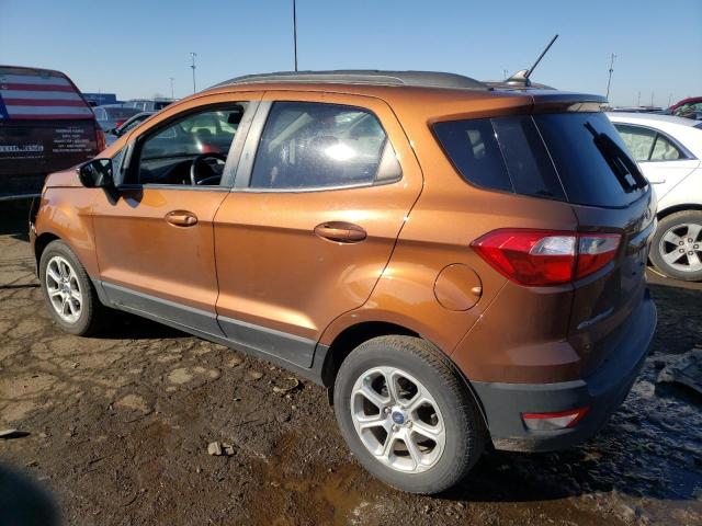 MAJ3P1TE3JC237416 - 2018 FORD ECOSPORT SE ORANGE photo 2