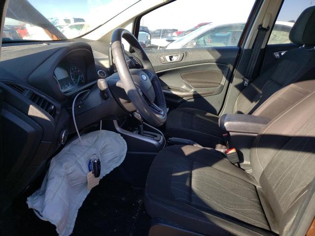 MAJ3P1TE3JC237416 - 2018 FORD ECOSPORT SE ORANGE photo 7