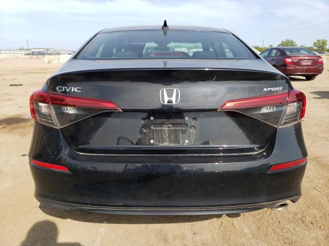 2HGFE2F52NH597277 - 2022 HONDA CIVIC SPORT BLACK photo 6