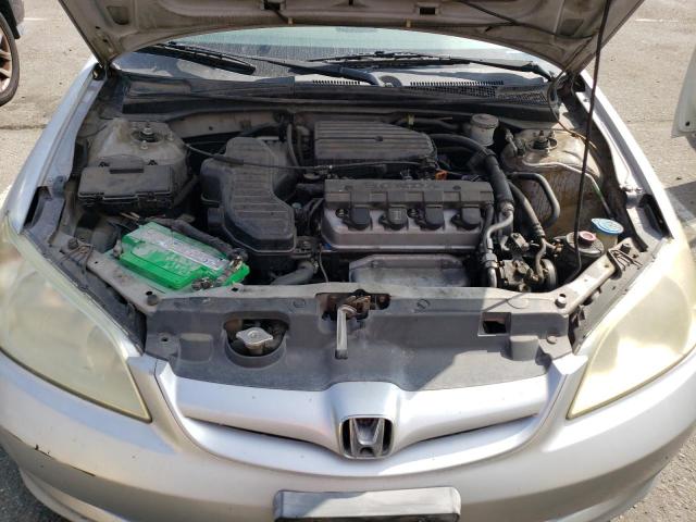 2HGES16334H578846 - 2004 HONDA CIVIC DX VP Gümüş foto 11