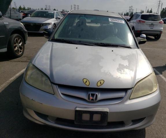 2HGES16334H578846 - 2004 HONDA CIVIC DX VP Gümüş foto 5