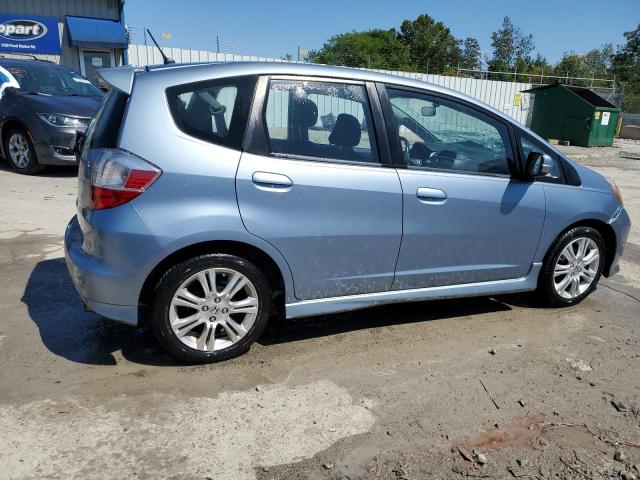 JHMGE8H51BC019848 - 2011 HONDA FIT SPORT BLUE photo 3