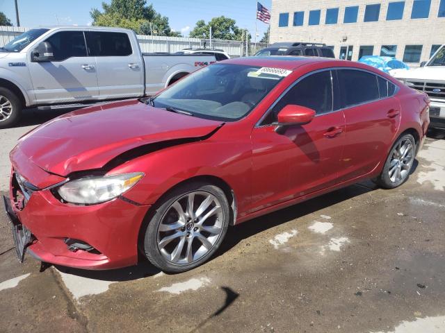 JM1GJ1W63E1128621 - 2014 MAZDA 6 GRAND TOURING RED photo 1