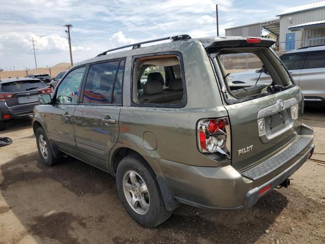 5FNYF28548B011657 - 2008 HONDA PILOT EXL Yeşil fotoğraf 2