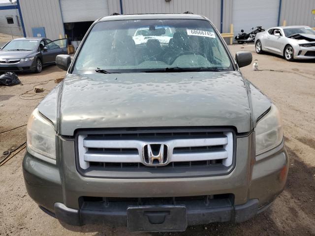5FNYF28548B011657 - 2008 HONDA PILOT EXL Yeşil fotoğraf 5