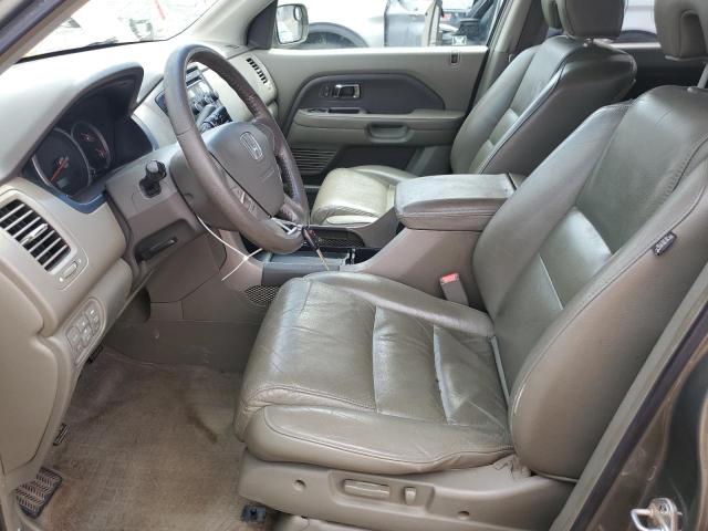 5FNYF28548B011657 - 2008 HONDA PILOT EXL Yeşil fotoğraf 7