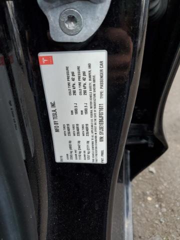 5YJ3E1EB6JF071611 - 2018 TESLA MODEL 3 BLACK photo 13