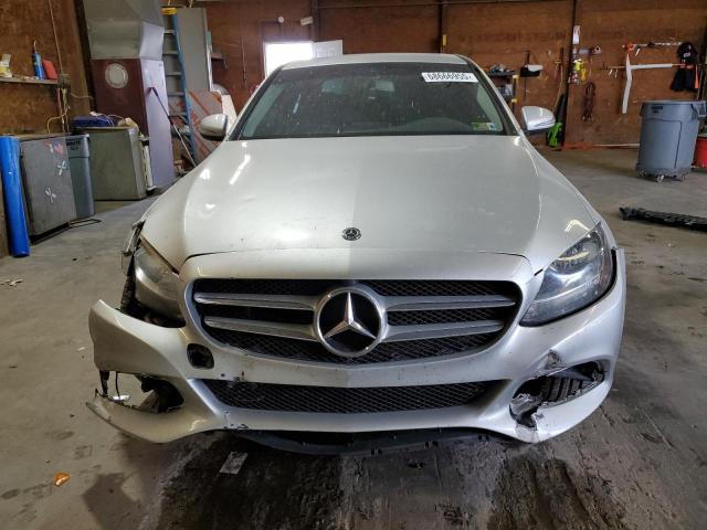 55SWF4KB5JU260779 - 2018 MERCEDES-BENZ C 300 4MATIC SILVER photo 5