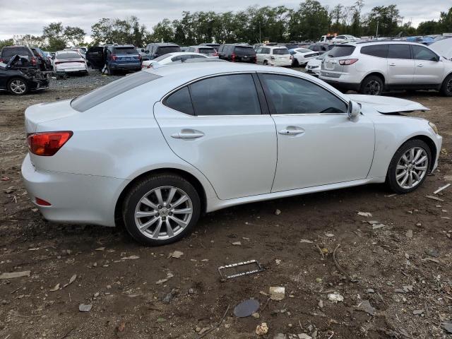 JTHCK262985016920 - 2008 LEXUS IS 250 WHITE photo 3