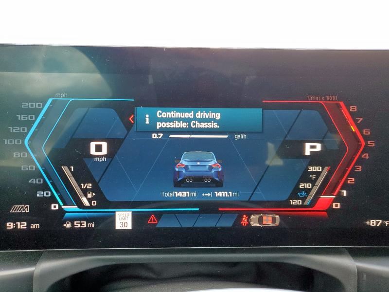 3MF23DM05S8F48518 - 2025 BMW M2 BLUE photo 9