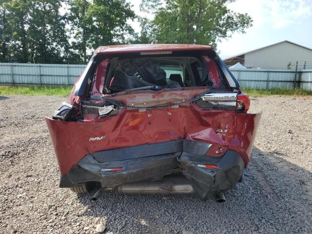 JTMP1RFV8MD073568 - 2021 TOYOTA RAV4 XLE RED photo 6