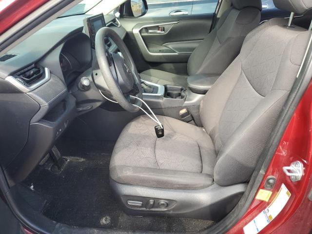 JTMP1RFV8MD073568 - 2021 TOYOTA RAV4 XLE RED photo 7