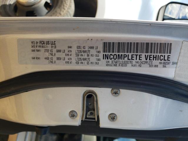 3C7WRTCL3JG331761 - 2018 RAM 3500 Srebrny zdjęcie 12