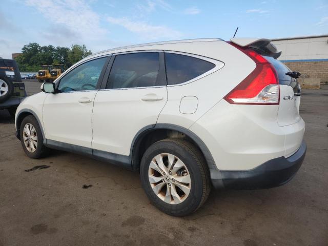 5J6RM4H73DL002344 - 2013 HONDA CR-V EXL WHITE photo 2