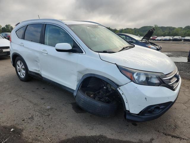 5J6RM4H73DL002344 - 2013 HONDA CR-V EXL WHITE photo 4