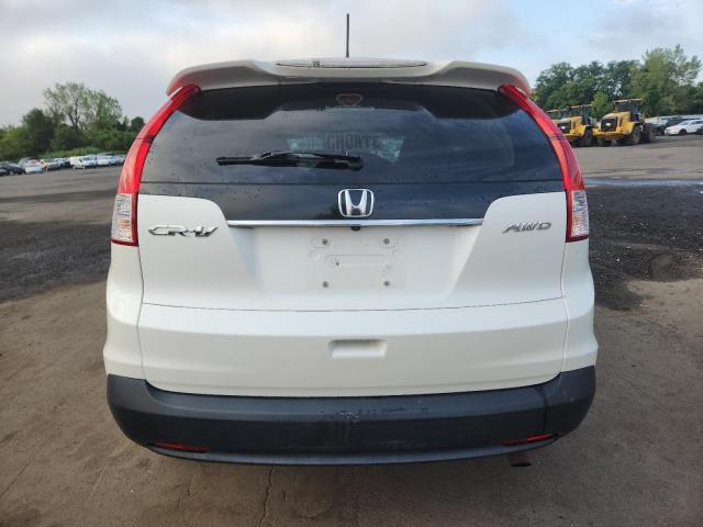 5J6RM4H73DL002344 - 2013 HONDA CR-V EXL WHITE photo 6