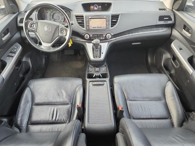 5J6RM4H73DL002344 - 2013 HONDA CR-V EXL WHITE photo 8