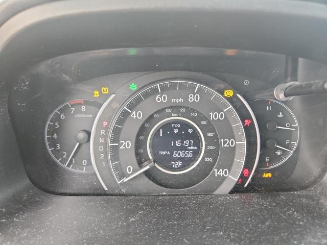 5J6RM4H73DL002344 - 2013 HONDA CR-V EXL WHITE photo 9