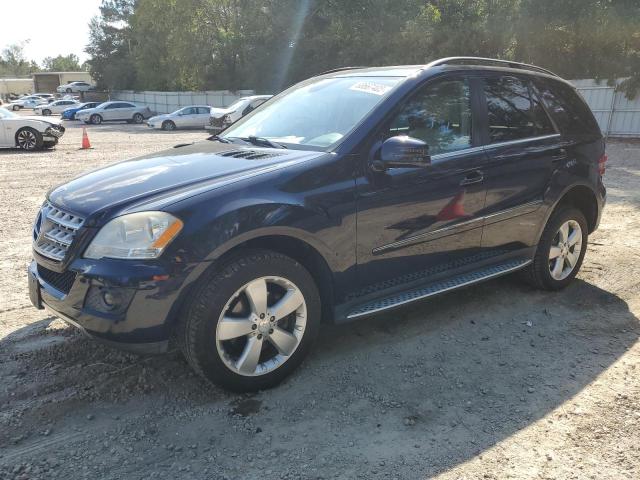 4JGBB8GB6BA625598 - 2011 MERCEDES-BENZ ML 350 4MATIC BLUE photo 1