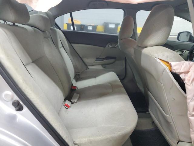 19XFB2F58CE008653 - 2012 HONDA CIVIC LX SILVER photo 10