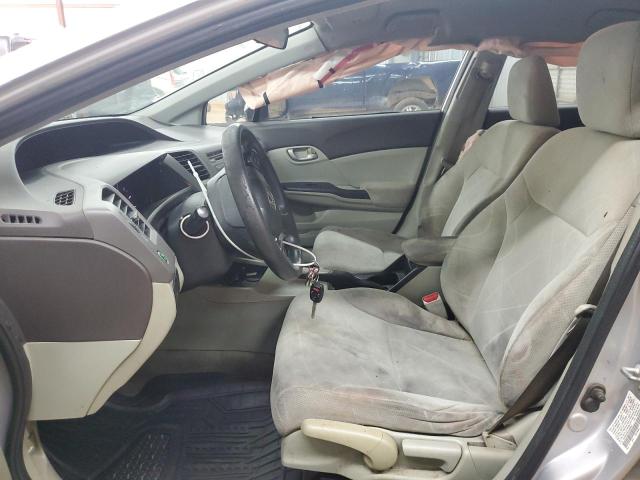 19XFB2F58CE008653 - 2012 HONDA CIVIC LX SILVER photo 7