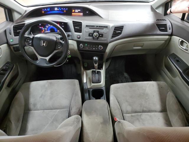 19XFB2F58CE008653 - 2012 HONDA CIVIC LX SILVER photo 8