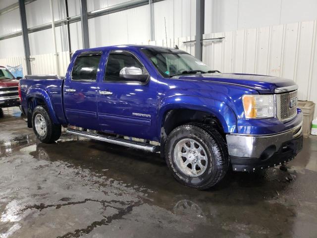 3GTRKVE31AG226143 - 2010 GMC SIERRA K1500 SLE BLUE photo 4