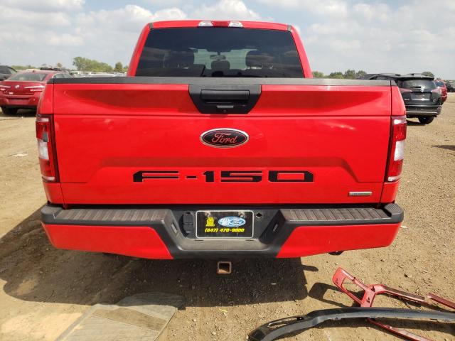 1FTEW1EP8KKD11229 - 2019 FORD F150 SUPERCREW RED photo 6