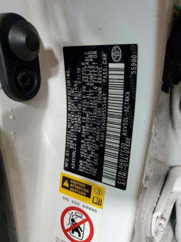 4T4BF1FK0GR555461 - 2016 TOYOTA CAMRY LE WHITE photo 12