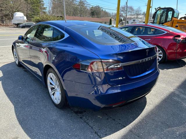 5YJSA1E29GF153669 - 2016 TESLA MODEL S Niebieski zdjęcie 3