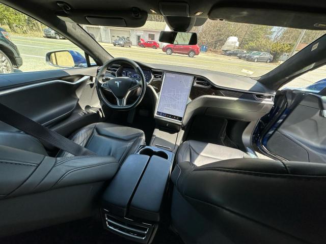 5YJSA1E29GF153669 - 2016 TESLA MODEL S Niebieski zdjęcie 9