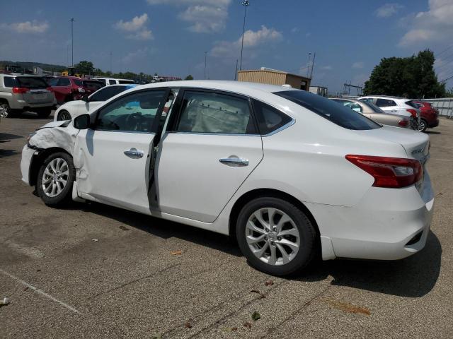 3N1AB7AP3KY400908 - 2019 NISSAN SENTRA S WHITE photo 2