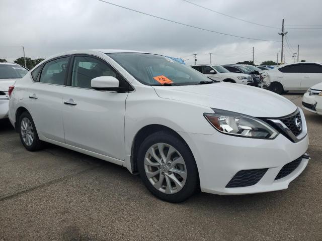 3N1AB7AP3KY400908 - 2019 NISSAN SENTRA S WHITE photo 4