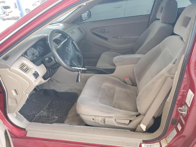 1HGCG32532A024830 - 2002 HONDA ACCORD EX RED photo 7