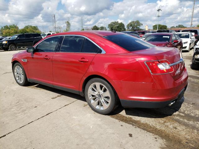 1FAHP2FW9BG113841 - 2011 FORD TAURUS LIMITED RED photo 2