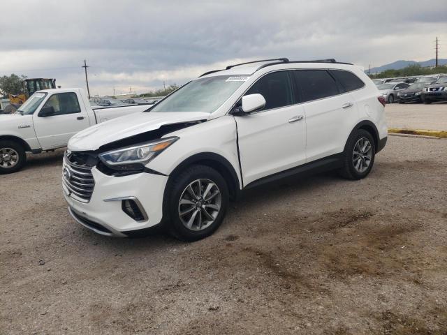 KM8SN4HF7KU303231 - 2019 HYUNDAI SANTA FE X SE WHITE photo 1