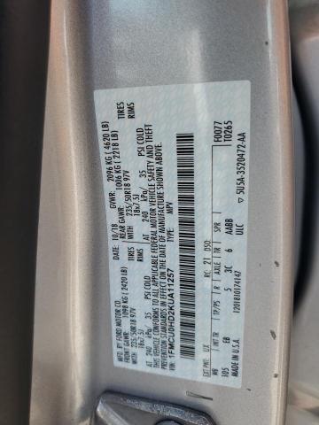 1FMCU0HD2KUA11257 - 2019 FORD ESCAPE SEL ვერცხლისფერი ფოტო 13