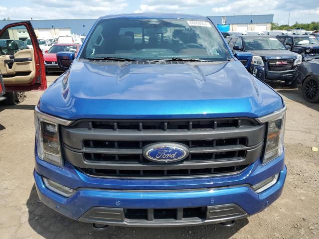 1FTFW1ED5NFB09715 - 2022 FORD F150 SUPERCREW BLUE photo 5