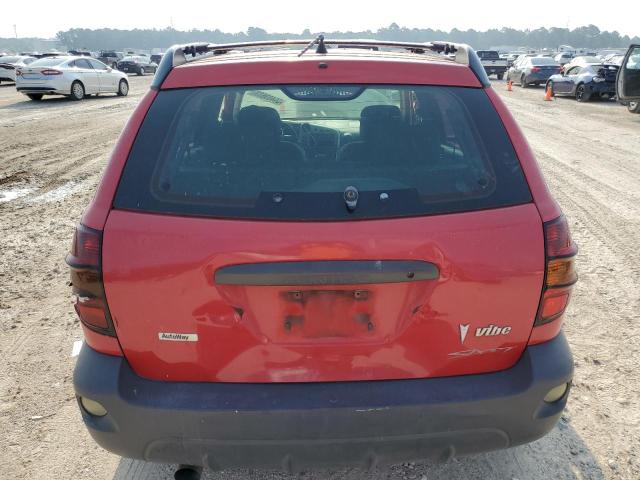 5Y2SL628X4Z405855 - 2004 PONTIAC VIBE RED photo 6