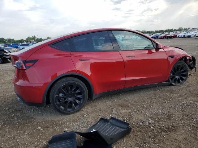 5YJYGDEE7LF045503 - 2020 TESLA MODEL Y წითელი ფოტო 3