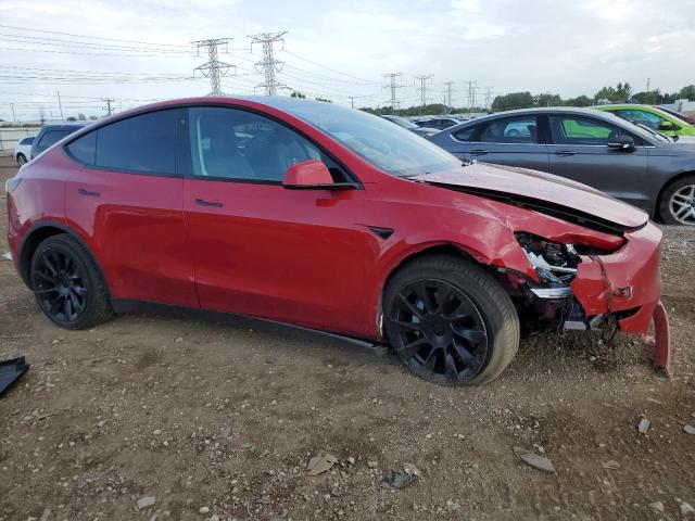 5YJYGDEE7LF045503 - 2020 TESLA MODEL Y წითელი ფოტო 4