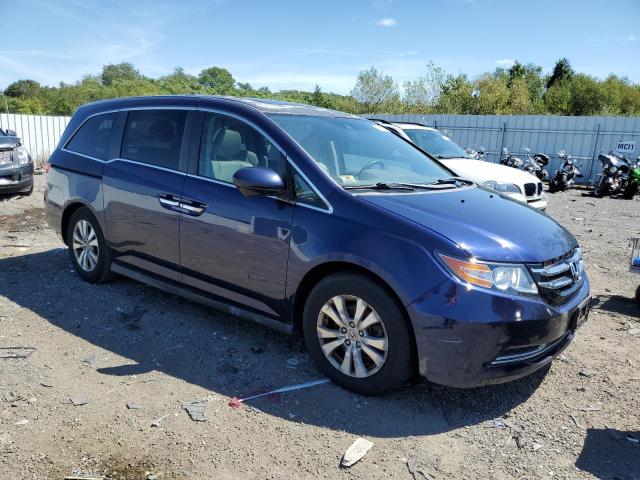 5FNRL5H69EB035794 - 2014 HONDA ODYSSEY EXL 蓝色 照片 4