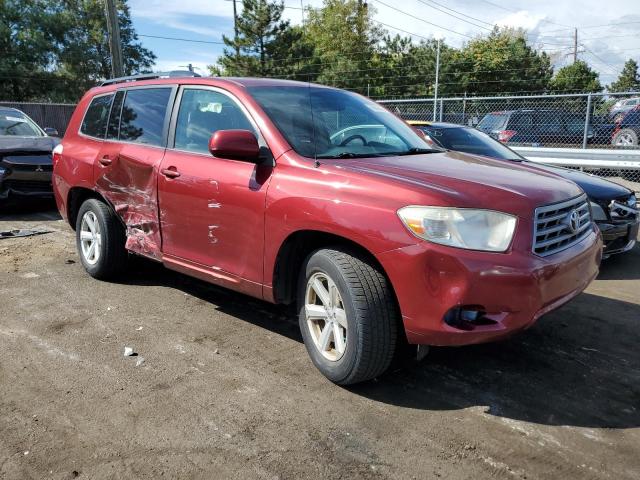 JTEES41A092149441 - 2009 TOYOTA HIGHLANDER MAROON photo 4