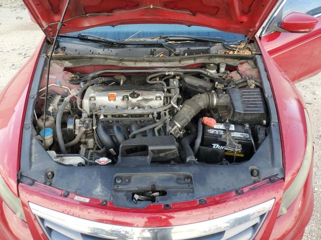 1HGCS1A72CA004947 - 2012 HONDA ACCORD EX RED photo 11